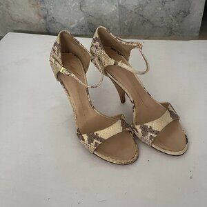 Like NEW Giuseppe Zanotti snake skin heels pumps